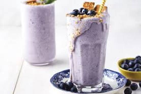 Blueberry cheesecake Milk shake