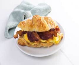 Beef Bacon croissant