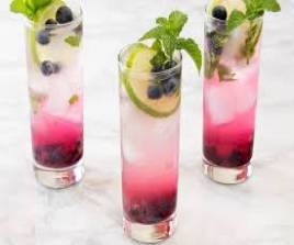 Blueberry mojito